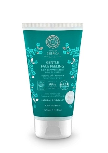 Peeling delicat pentru ten normal sau uscat cu acizi AHA, Natura Siberica, 150 ml
