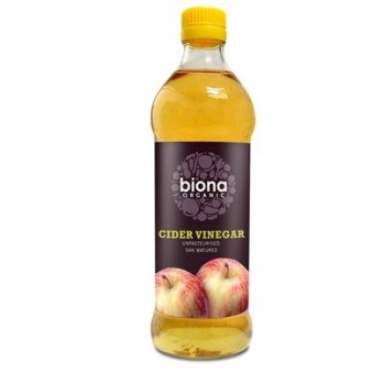 Otet bio din cidru de mere nerafinat, Biona, 500ml