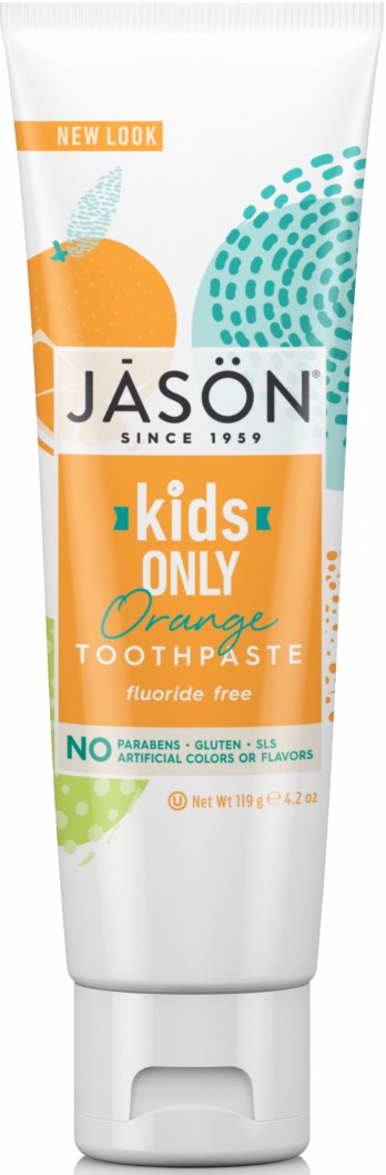 Pasta naturala de dinti cu portocale pt copii Jason, 119 g