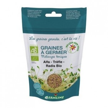 Mix alfalfa, trifoi, ridiche pt germinat bio Germline, 150gr